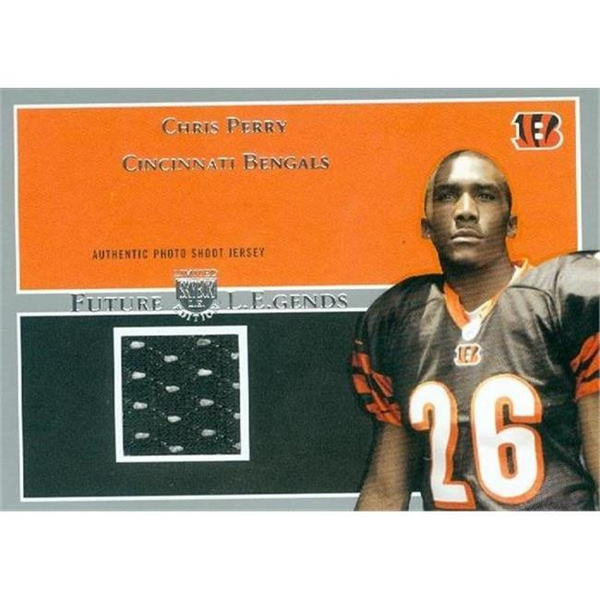 Autograph Warehouse 345021 Chris Perry Player Worn Jersey Patch Football  Card - Cincinnati Bengals 2004 Upper Deck Sweet Spot Swatches No. SWCP