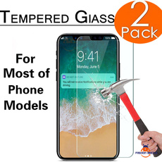 2pcs 9H Hardness Nano-coating Tempered Glass Film Phone Protective Film Screen Protector for iPhone x 8 8Plus 7 7 Plus 6 6s Plus 5 5s SE Screen for Samsung