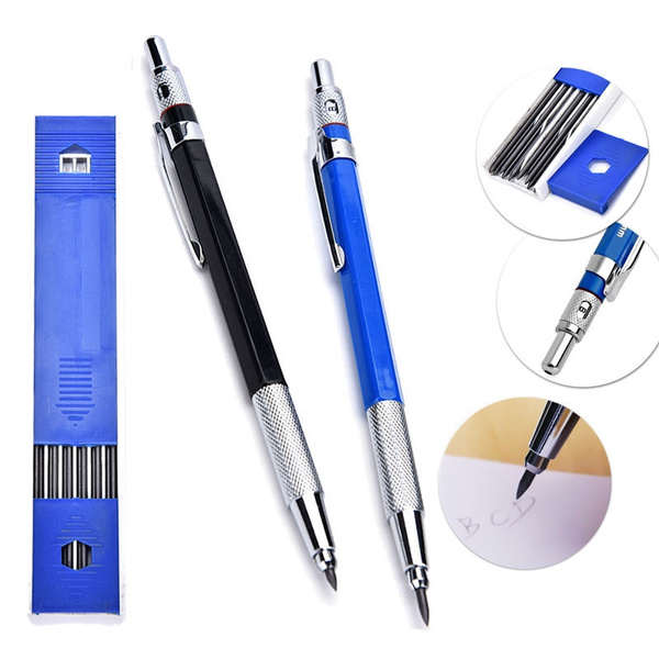 2mm 2B Lead Holder Automatic Mechanical Drafting Draughting Pencil 12x ...