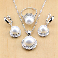 18kfashionjewelryset, Box, Gift Box, Pearl Earrings