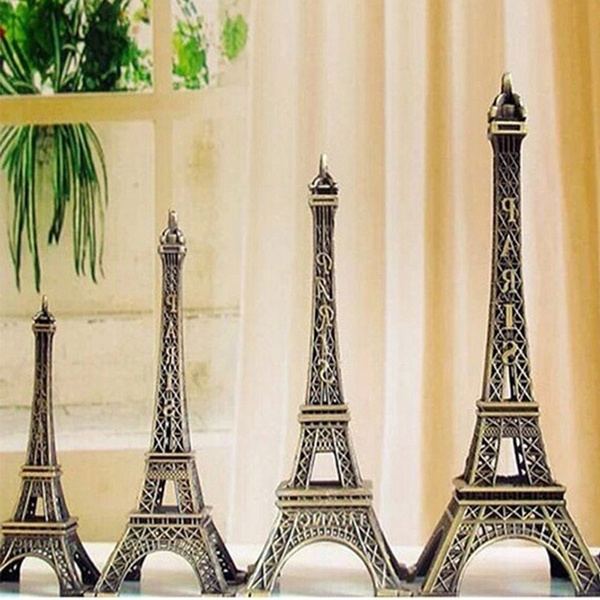 Paris Eiffel Tower Crafts Creative Souvenir Model Table Miniaturas
