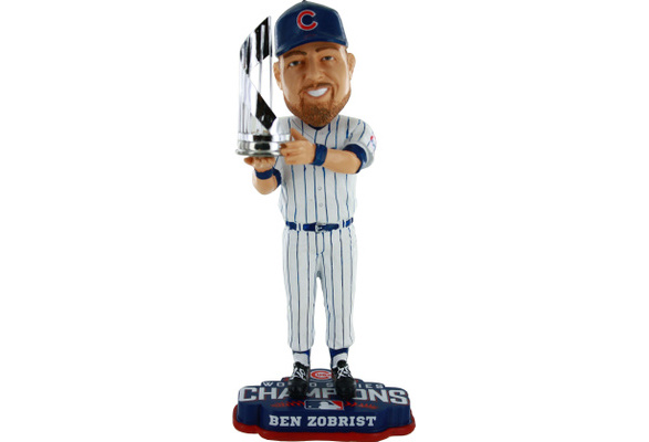 Ben Zobrist Chicago Cubs 2016 World Series MVP Bobblehead MLB