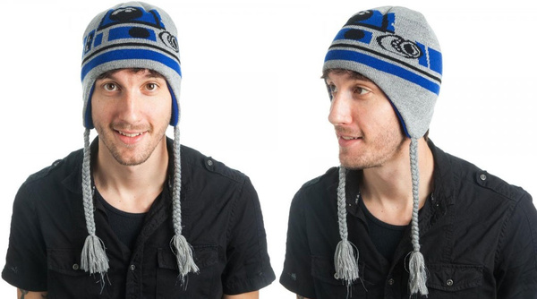 Star Wars R2D2 Peruvian Laplander Beanie Hat