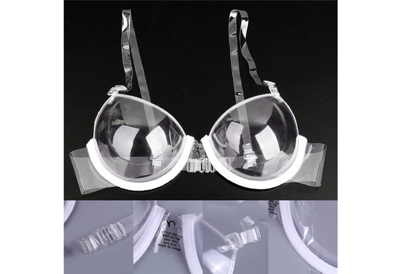 Transparent Clear Push Up Bra Strap Adjustable Invisible Bras