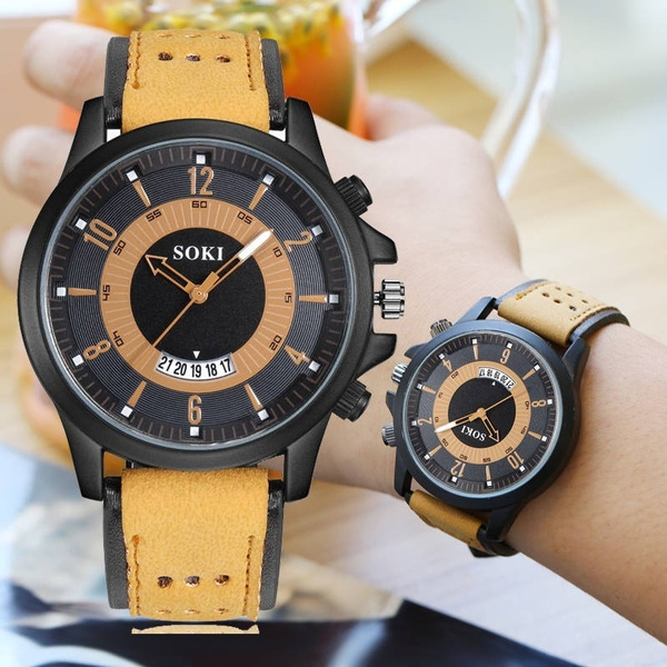 Men Nylon Strap Quartz Watch | SHEIN IN