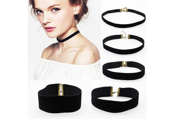 Poputton Rhinestone Chokers Necklaces for Women Jewelry Black Velvet Rope  Chian Choker Necklace with Pendant Collier Femme 2022 - Price history &  Review, AliExpress Seller - poputton Official Store