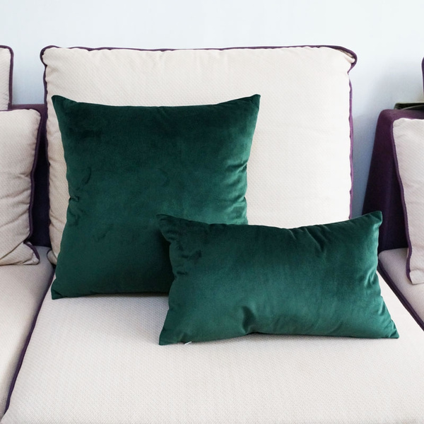 Dark green pillow clearance cases