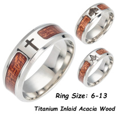 Couple Rings, Steel, titanium steel, wedding ring