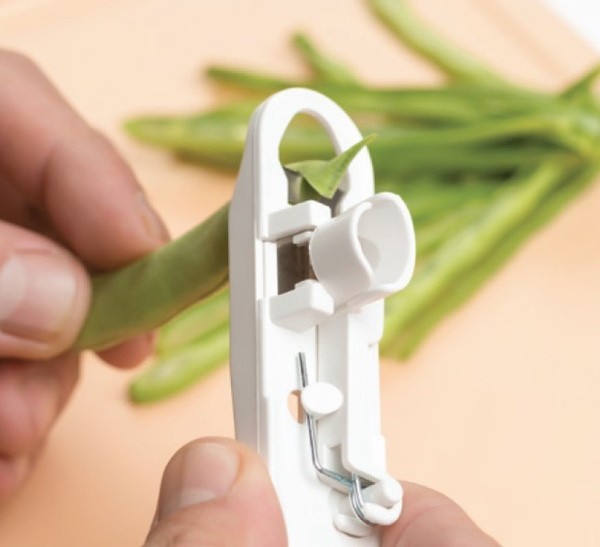Bean Slicer Peeler Remover French Green Beans Cutter Vegetable Shredder Stringer 