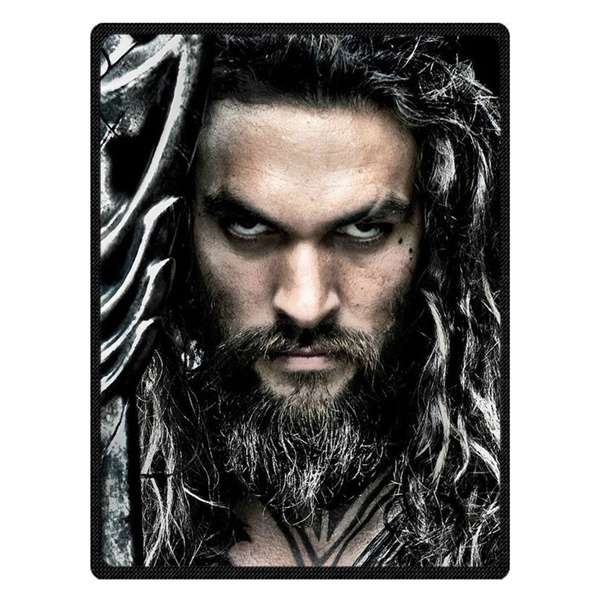 Jason Momoa Warm Fleece Throw Blanket 150x125cm Super Soft Flannel