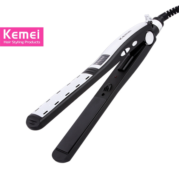 Kemei800 40W LCD Temperature Display AC110 230V Flat Iron