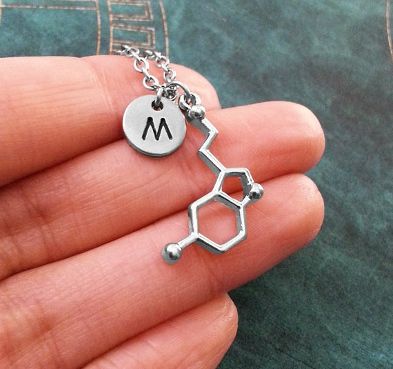 STL file Serotonin Pendant 📿・3D print object to download・Cults