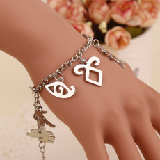 Charm Bracelet, symbolsbracelet, Jewelry, cityofbonesbracelet