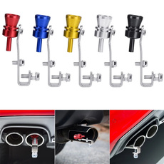 2018 New Creative Car Exhaust Pipe Blowoff Valve Simulator Turbo Sound Whistle Car Modified Turbo Whistle  (Tail Pipe:32mm- 85mm) (Size: S,M,L,XL)