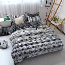King, Fashion, quiltcover, Black And White