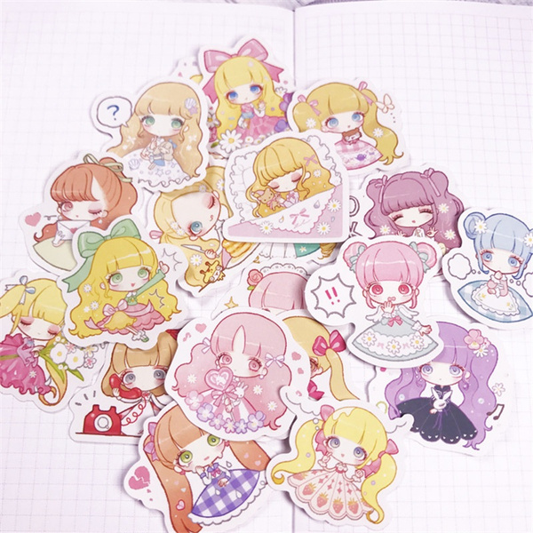 Kawaii Anime Scrapbook Stickers Clearance Cute Girl Algeria