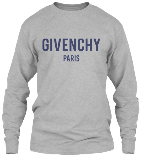 Givenchy - Paris Gildan Long Sleeve Tee T-Shirt | Wish