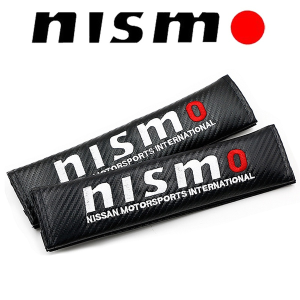 2pcs/lot nismo Logo Car Seat Belt Shoulder Pads for Nissan Rogue Altima
