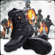 Army Men Commando Combat Desert Outdoor Hiking Boots Landing Tactical Military Shoes Plus Size 36-46