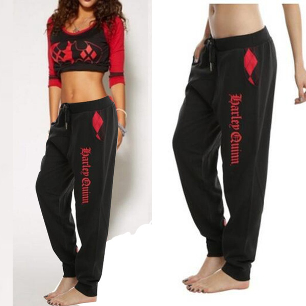 ladies black tracksuit bottoms