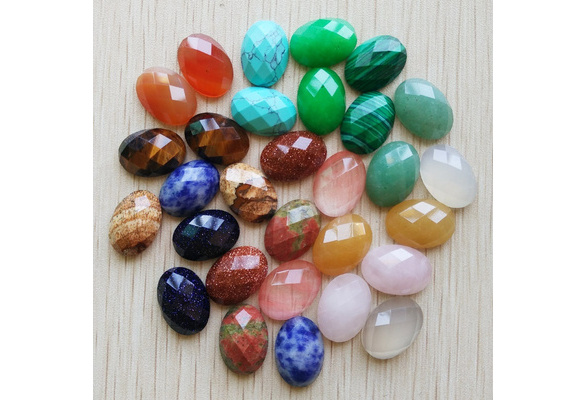 Wholesale Lot Natural Scenic Agate 20x15MM Oval Cabochon Beads CAB 15PCS SK2
