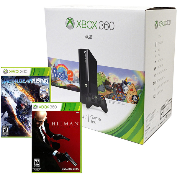 Xbox 360 4GB Peggle 2 Value Console Bundle 