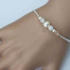 Jewelry, pearls, Bracelet, bridesmaidsbracelet