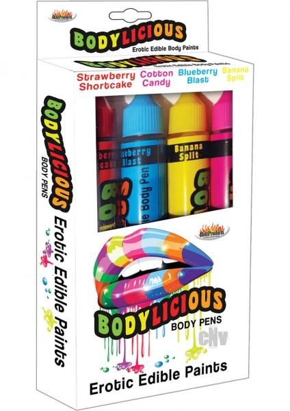 Bodylicious Edible Body Pens 4 Pack