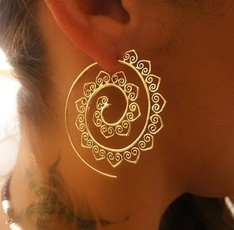 Fashion, Jewelry, gold, Stud Earring