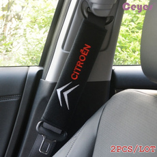 Monday 2pcs/set Universal Cotton Seat Belt Shoulder Pads Covers Emblems for Citroen xsara picasso c2/c3/c4 Badges Auto Accessories Car-styling