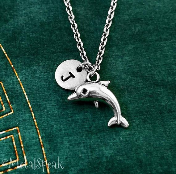 Dolphin hot sale charm necklace