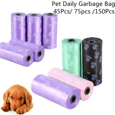 45 PCS/75 PCS/150 PCS/Set Pet Daily Use Dogs Pet Poop Carrier Bag Biodegradable Garbage Bags