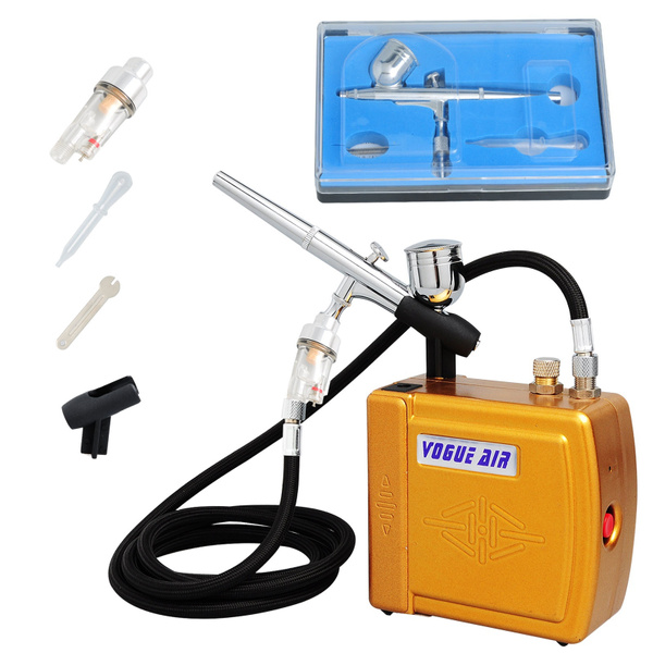 Vogue air mini compressor deals airbrush kit