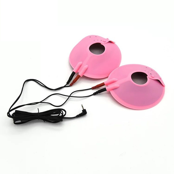 25mm Electric Shock Breast Cups Accessories For Estim Machine Electroshock Toys With 4 Pin 7343