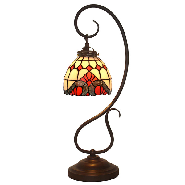 Bieye L10119 10 Inches Baroque, 10 Inch Tall Table Lamp