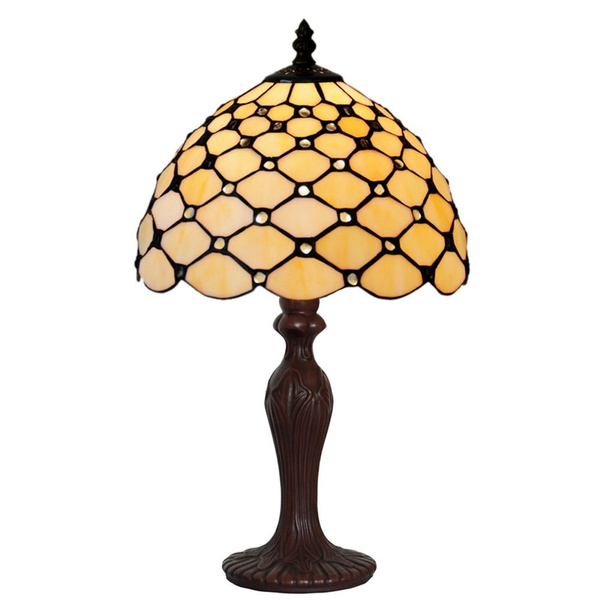 Bieye L10054 10 Inches Pearls, 10 Inch High Table Lamp
