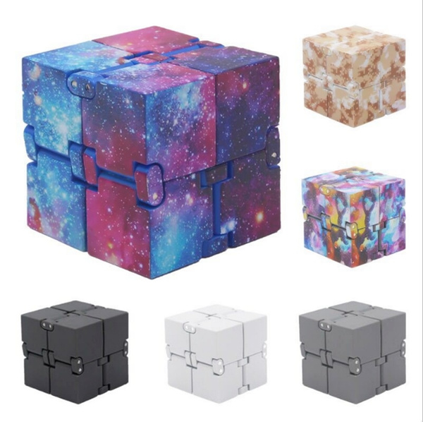 INFINITY CUBE Fidget EDC Magic Cube Toy Infinite Cube Relief Focus Anxiety Stress Relax Gift Toy Hand Fidget Toy