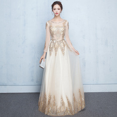 bridesmaidgown, Jewelry, gold, Elegant
