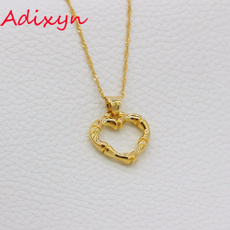 goldplated, Heart, Jewelry, Gifts