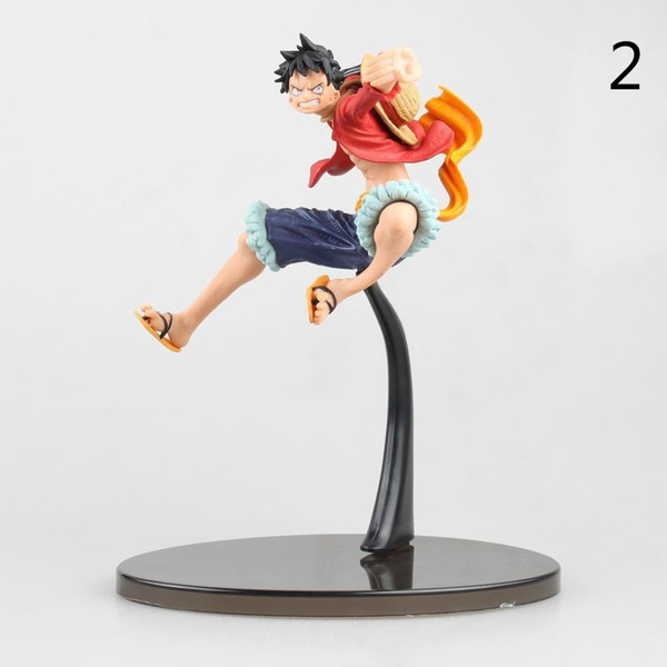Anime One Piece Luffy Marco Jinbe Doflamingo Smoker Action Figure PVC Model Gift