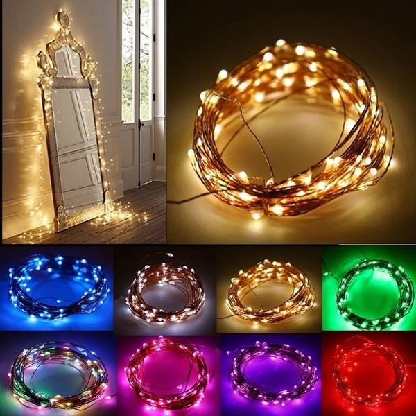 5M String Fairy Light 20pc LED Battery Operated Xmas Lights Party Wedding Lamp 