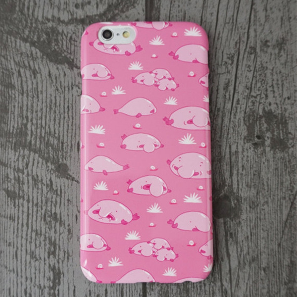 Bulbous Blobfish Cute Ugly Pink Fish Case for iPhone SE 5 6 6s 7 7 Plus Cover Samsung Galaxy S7 S6 S8 S5 Phone Cases