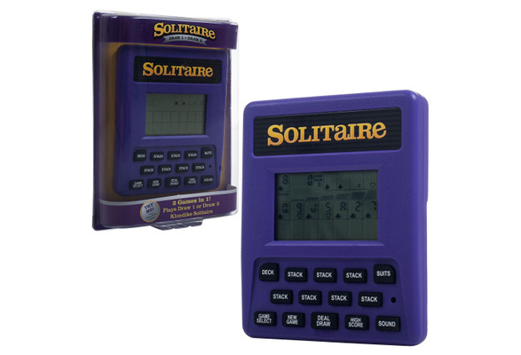 hand held battery operated solitaire games