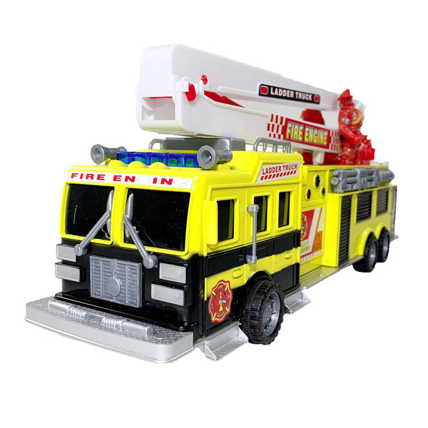 yellow fire truck toy