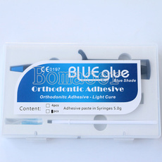 Blues, dentalproduct, adhesivecuringlightadhesivepasteinsyinge, usedinhospitalandclinic