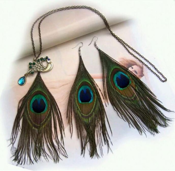 Sterling Silver & Feather Earrings | Felt