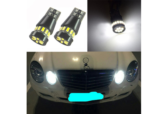 2x W5W Led T10 LED Canbus Glühbirnen Kein Fehler Led Auto Innen Lesen  Parklichter Weiß 12V für BMW Mercedes Benz Licht Zubehör