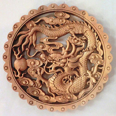 Plates, art, Chinese, dragon