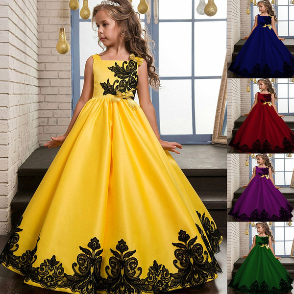 Girls Stylish Pleated Blue Cinderella Design Party Dress. Best Quality  Partywear Gown For Girls, Red Dress,
