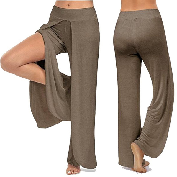 Promover Loose Pants for Women Wide Leg Trousers Pants Yoga